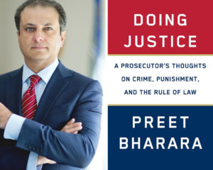 Writers Bloc Presents Preet Bharara, For US @ Robert Frost Auditorium